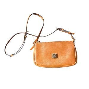 Dooney & Bourke Brown Leather Crossbody Bag